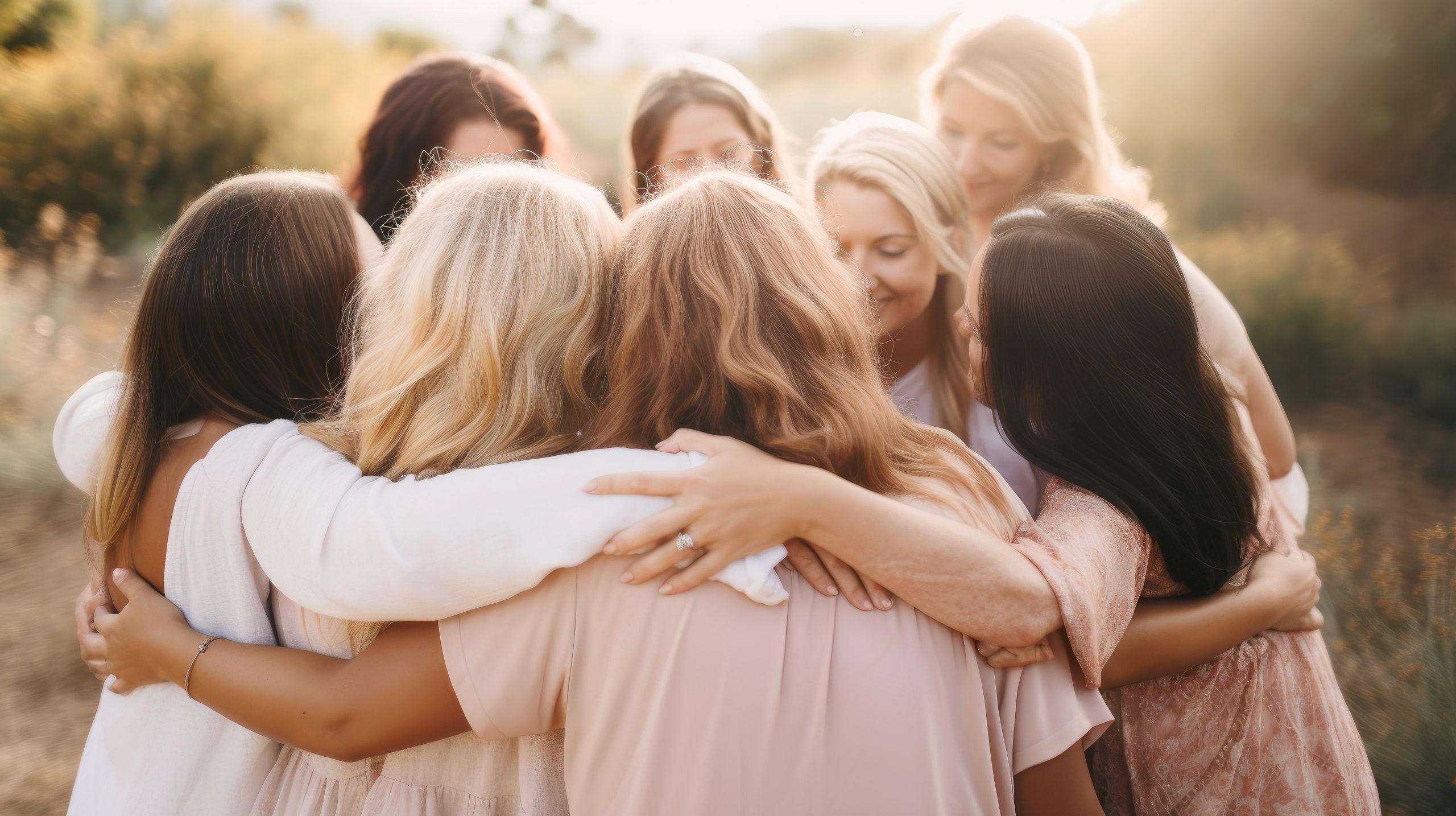 Supportive community of mothers healing together